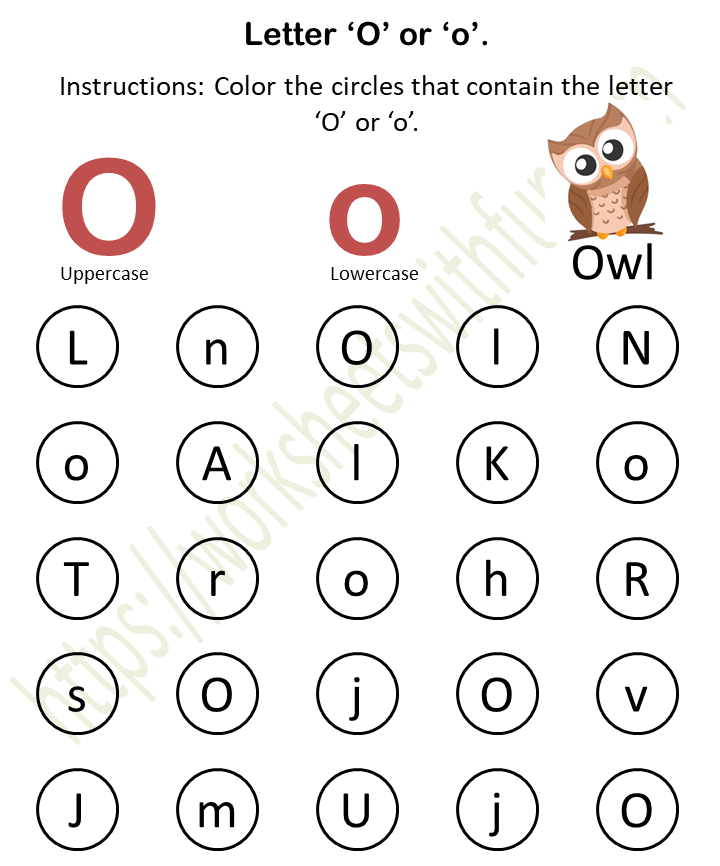 Topic: Find and Color (A to Z) Worksheets | English - Preschool | WWF